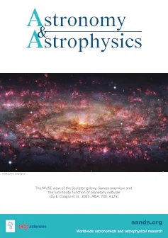 Cover of Astronomy & Astrophysics