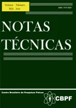 Cover of Notas Técnicas do CBPF