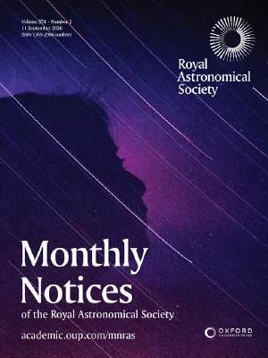 Cover of Monthly Notices of the Royal Astronomical Society