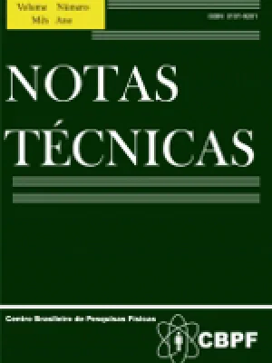Cover of Notas Técnicas do CBPF